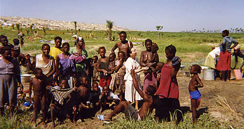 Local assistance in Angola